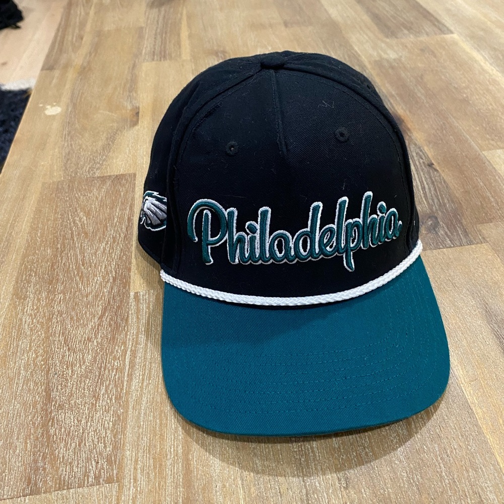 Philadelphia Eagles 47 brand rope hat